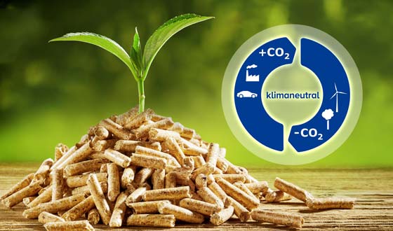 Klimaneutrale Pellets