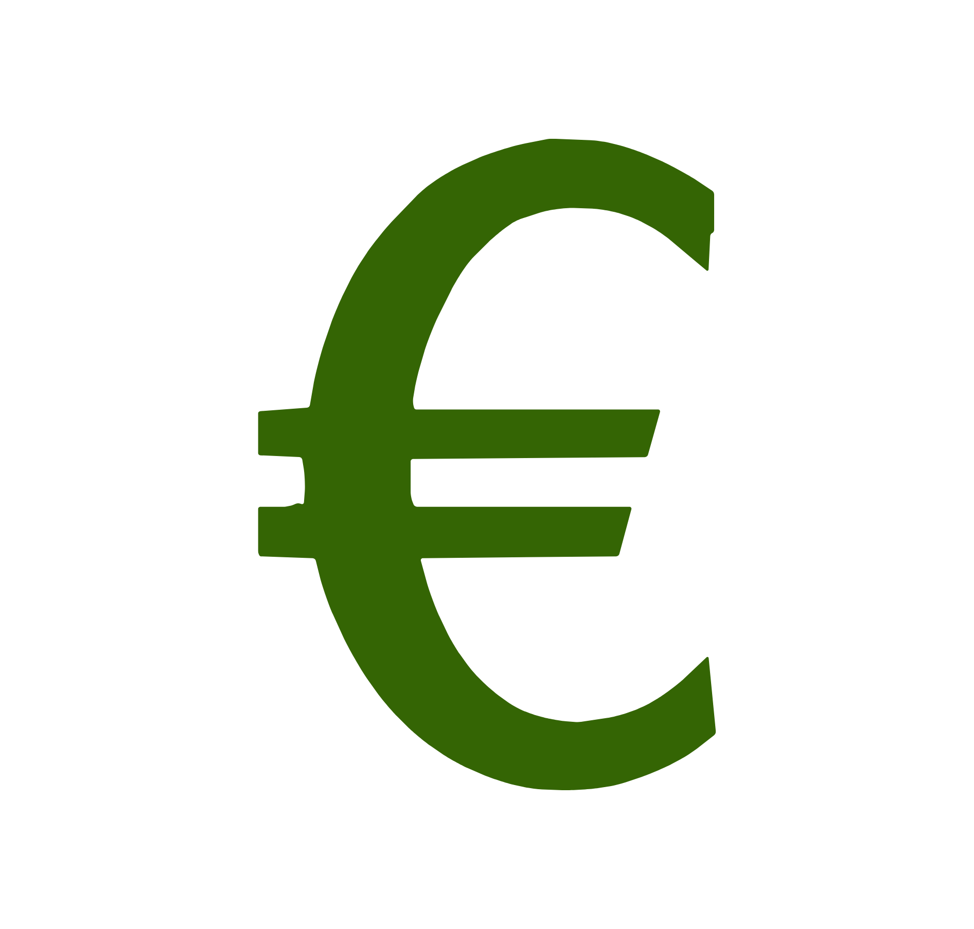 Lineares Bezahl-Icon mit stilisierter Karte