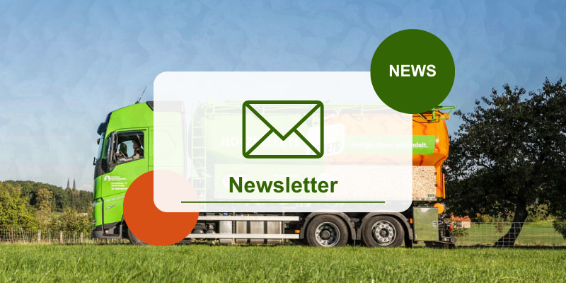 Newsbanner und Newsletter inkl. Icon und LKW-Bild im Hintergrund