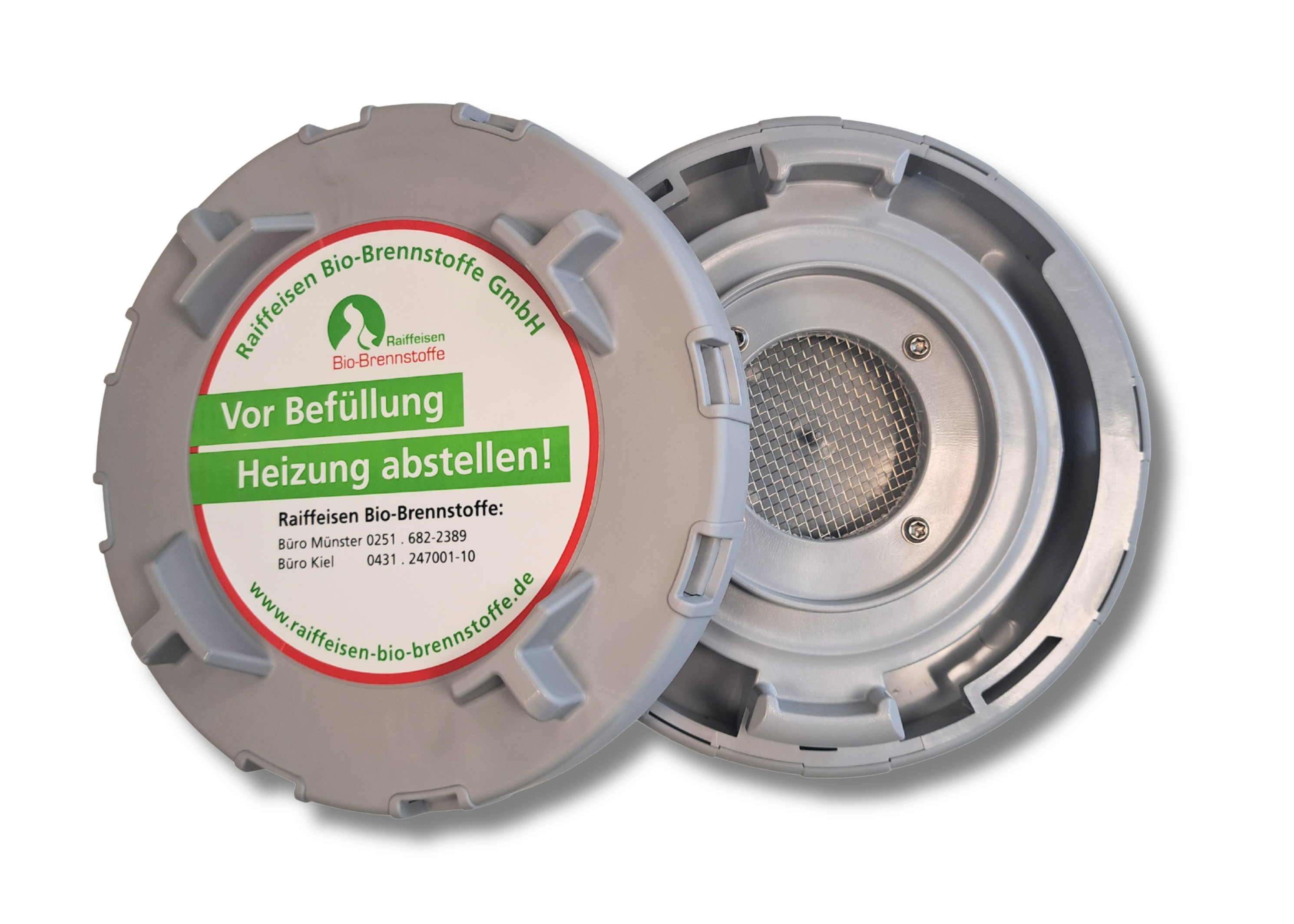 Produktfoto von zwei Belüftungsdeckeln