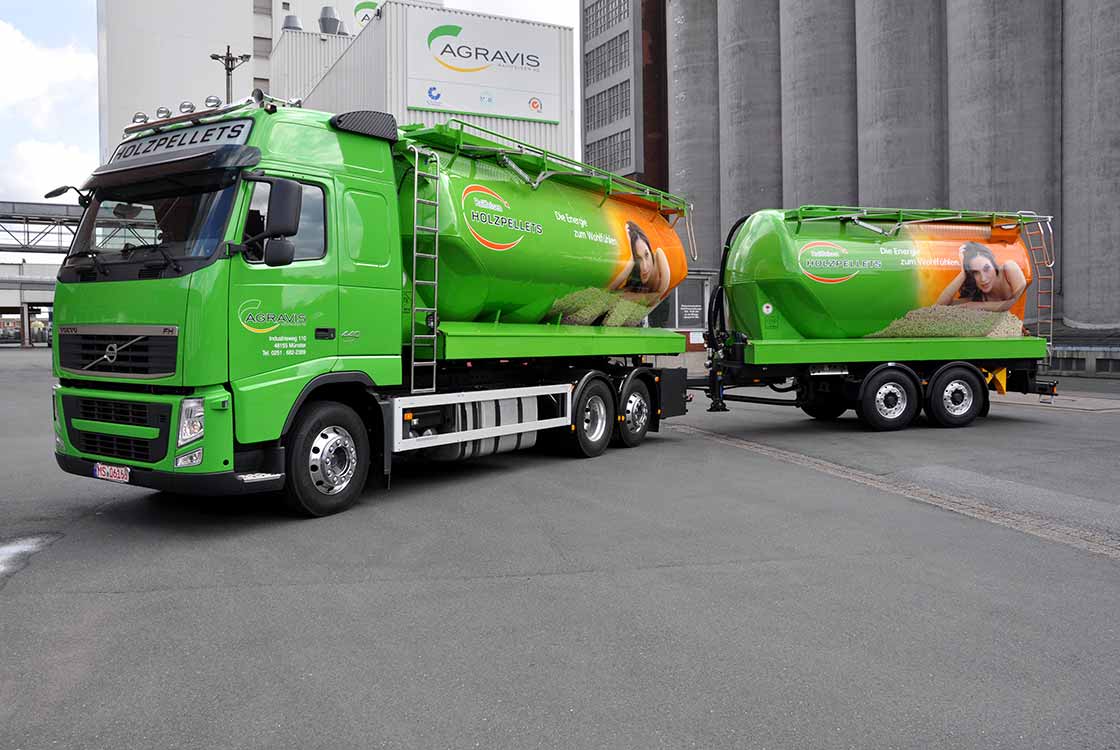 Holzpellets LKW