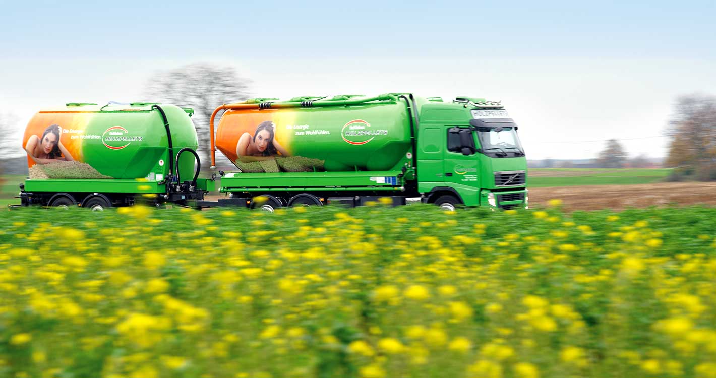 Holzpellets LKW