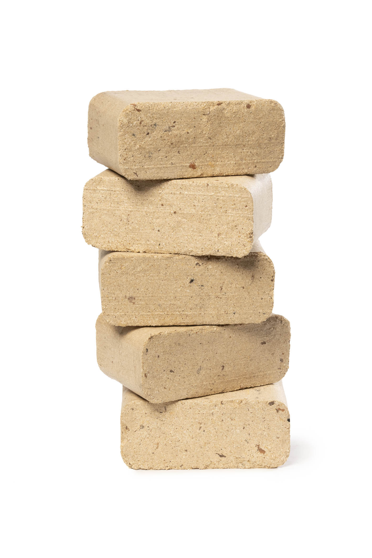 Freistellerbild Holzbriketts