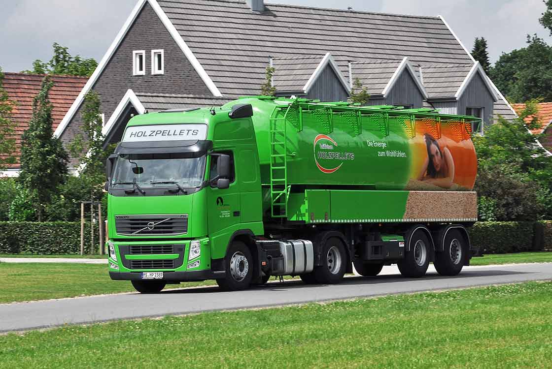 Holzpellets LKW